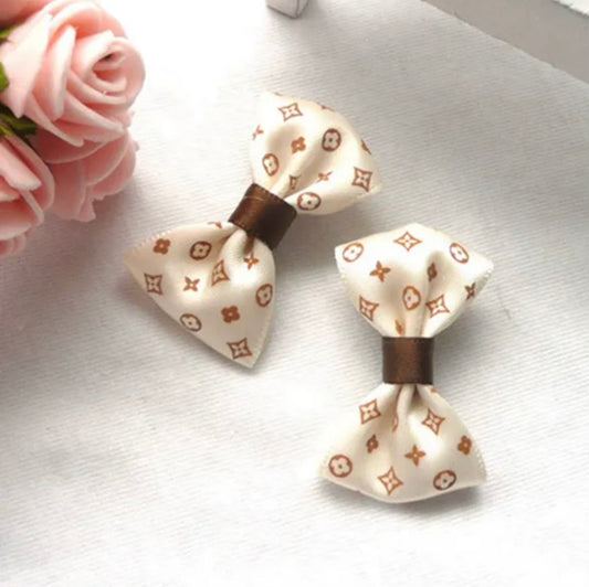 Designer Bow Hair Clips (2ct)